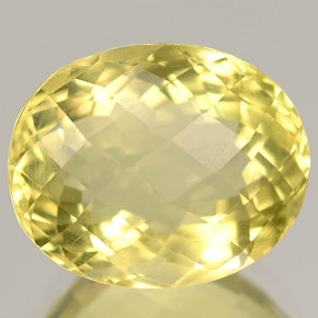 6.59 ct Yellow Orthoclase Stone, Natural Orthoclase in Oval Checkerboard Shape for Sale
