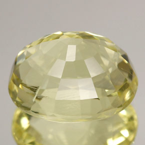 Orthoclase Gemstone in 11.6 x 9.2 mm Size for Sale, Orthoclase Stone in Lemon Color