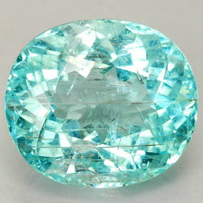 3.34 ct Blue Paraiba Tourmaline Gemstone, Paraiba Tourmaline Gem in Oval Facet Shape for Sale.