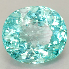 3.34 ct Blue Paraiba Tourmaline Stone, Natural Paraiba Tourmaline in Oval Facet Shape for Sale