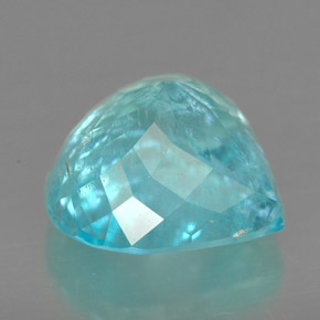 Paraiba Tourmaline Gemstone in 12 x 11.7 mm Size for Sale, Paraiba Tourmaline Stone in Sea Blue Color