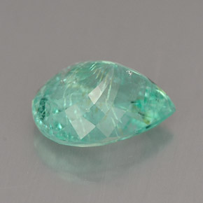 Paraiba Tourmaline Gemstone in 11 x 9 mm Size for Sale, Paraiba Tourmaline Stone in Electric Blue Green Color