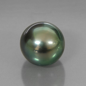 3.83 ct Green Pearl Gemstone, Pearl Gem in Spherical Shape for Sale.