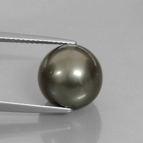 9.35 ct Multicolor Pearl Stone, Natural Pearl in Spherical Shape for Sale