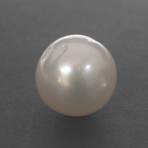Pearl Gemstone in 10.6 mm Size for Sale, Pearl Stone in Cream Color