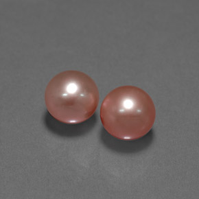 6.20 ct Pink Pearl Stone, Natural Pearl in Spherical Shape for Sale