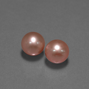6.07 ct Pink Pearl Stone, Natural Pearl in Spherical Shape for Sale