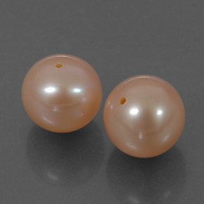6.19 ctw Pink Pearl Gemstones, Pearl Gems in Drilled Sphere Shape for Sale.