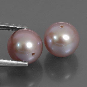 6.94 ct Blue Pearl Stone, Natural Pearl in Drilled Sphere Shape for Sale