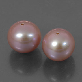 6.63 ct Pink Pearl Gemstone, Pearl Gem in Drilled Sphere Shape for Sale.
