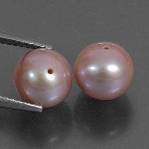 6.63 ct Pink Pearl Stone, Natural Pearl in Drilled Sphere Shape for Sale