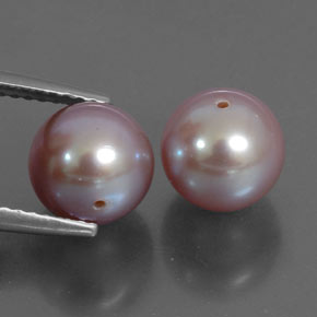 6.36 ct Blue Pearl Stone, Natural Pearl in Drilled Sphere Shape for Sale