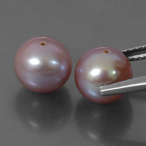 Pearl Gemstones in 7.7 mm Size for Sale, Pearl Stones in Pink Color