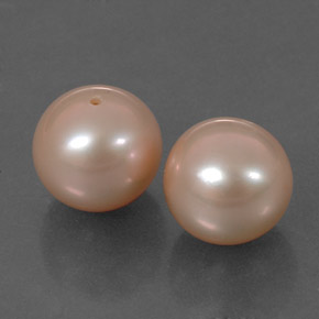 Rose clair Perle gemme - 3.4ct Sphère percée (ID: 317445)