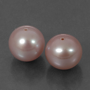 6.61 ct Pink Pearl Gemstone, Pearl Gem in Drilled Sphere Shape for Sale.