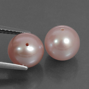 6.61 ct Pink Pearl Stone, Natural Pearl in Drilled Sphere Shape for Sale