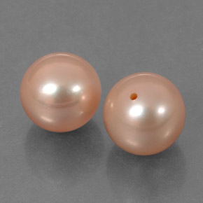 6.40 ct Pink Pearl Gemstone, Pearl Gem in Drilled Sphere Shape for Sale.