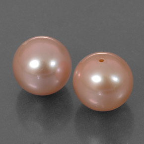 6.82 ct Pink Pearl Gemstone, Pearl Gem in Drilled Sphere Shape for Sale.