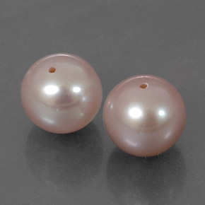 Orange Pink Pearl Gem - 3.1ct Drilled Sphere (ID: 317452)
