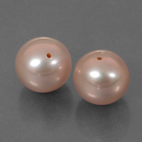 6.12 ct Pink Pearl Gemstone, Pearl Gem in Drilled Sphere Shape for Sale.