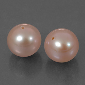 6.49 ct Pink Pearl Gemstone, Pearl Gem in Drilled Sphere Shape for Sale.