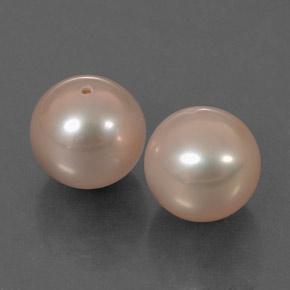 Light Pink Pearl Gem - 3.1ct Drilled Sphere (ID: 317501)