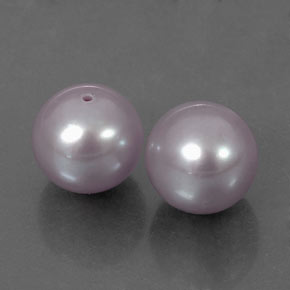 5.87 ct Pink Pearl Gemstone, Pearl Gem in Drilled Sphere Shape for Sale.