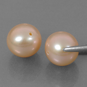 Pearl Gemstones in 7.5 mm Size for Sale, Pearl Stones in Pink Color