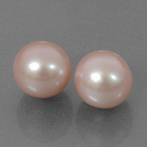 6.65 ct Pink Pearl Gemstone, Pearl Gem in Drilled Sphere Shape for Sale.