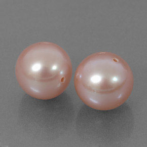 6.44 ct Pink Pearl Gemstone, Pearl Gem in Drilled Sphere Shape for Sale.
