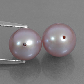 6.47 ct Blue Pearl Stone, Natural Pearl in Drilled Sphere Shape for Sale