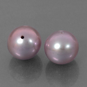6.41 ct Blue Pearl Gemstone, Pearl Gem in Drilled Sphere Shape for Sale.