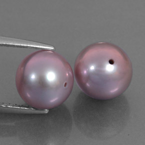 6.41 ct Blue Pearl Stone, Natural Pearl in Drilled Sphere Shape for Sale