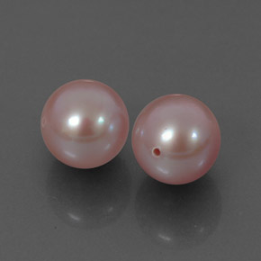 6.78 ctw Pink Pearl Gemstones, Pearl Gems in Drilled Sphere Shape for Sale.