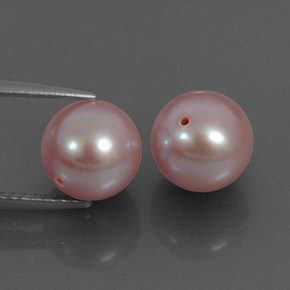 6.78 ctw Pink Pearl Stones, Natural Pearl in Drilled Sphere Shape for Sale