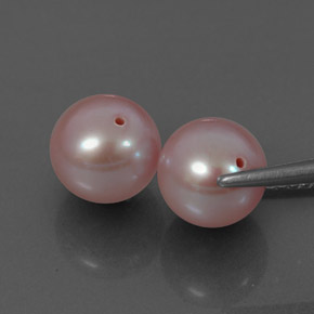 Pearl Gemstones in 7.9 mm Size for Sale, Pearl Stones in Pink Color
