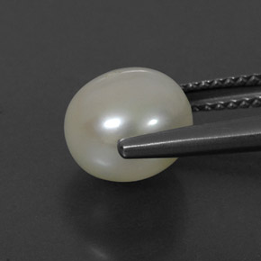 Pearl Gemstone in 8.5 mm Size for Sale, Pearl Stone in Cream Color