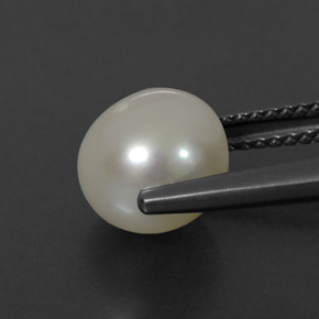 Pearl Gemstone in 8.4 mm Size for Sale, Pearl Stone in Cream Color