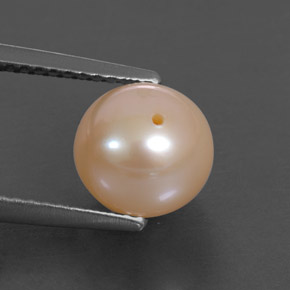 3.55 ct Pink Pearl Stone, Natural Pearl in Drilled Sphere Shape for Sale
