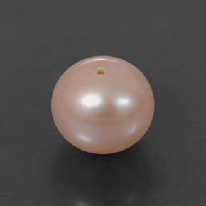3.63 ct Pink Pearl Gemstone, Pearl Gem in Drilled Sphere Shape for Sale.