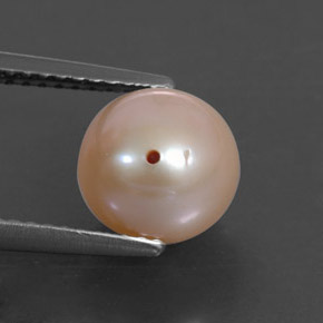 3.63 ct Pink Pearl Stone, Natural Pearl in Drilled Sphere Shape for Sale
