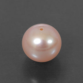 3.30 ct Pink Pearl Gemstone, Pearl Gem in Drilled Sphere Shape for Sale.