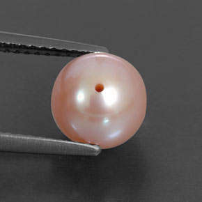 3.44 ct Pink Pearl Stone, Natural Pearl in Drilled Sphere Shape for Sale