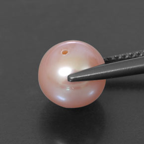 Pearl Gemstone in 7.9 mm Size for Sale, Pearl Stone in Pink Color
