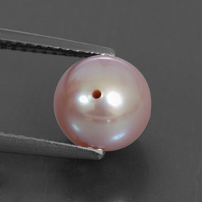 3.53 ct Pink Pearl Stone, Natural Pearl in Drilled Sphere Shape for Sale