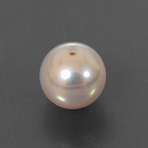 2.90 ct Gray Pearl Gemstone, Pearl Gem in Drilled Sphere Shape for Sale.
