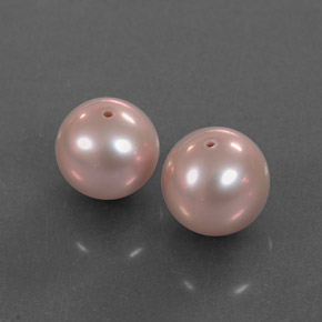 6.33 ct Pink Pearl Gemstone, Pearl Gem in Drilled Sphere Shape for Sale.