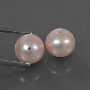 6.61 ctw Pink Pearl Stones, Natural Pearl in Drilled Sphere Shape for Sale