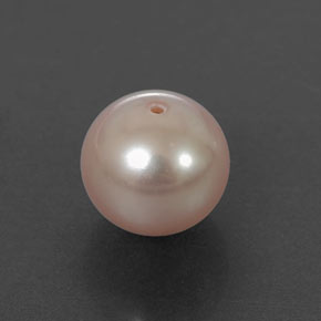 2.87 ct Pink Pearl Gemstone, Pearl Gem in Drilled Sphere Shape for Sale.