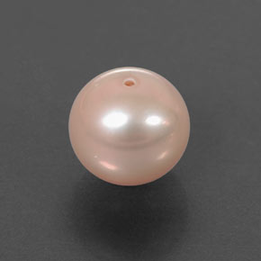 3.25 ct Pink Pearl Gemstone, Pearl Gem in Drilled Sphere Shape for Sale.